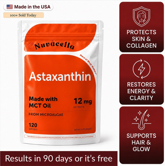 Astaxanthin 12mg MCT Oil Softgels